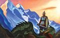 Victory (Gorynych the Serpent), Nicholas Roerich (1942)